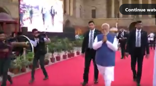 मोदी तीसरी बार प्रधानमंत्री:ईश्वर के नाम की शपथ ली, कुछ देर में शाह-जयशंकर समेत 63 मंत्री शपथ लेंगे