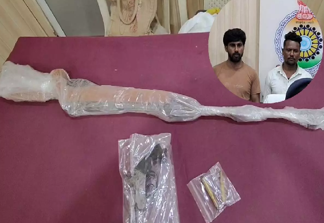 दो संदिग्ध अवैध हथियारों के साथ गिरफ्तार, हत्या और तस्करी के मामलों में नाम पहले से दर्ज