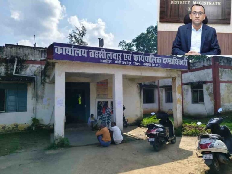 कोरबा: राजस्व विभाग में बड़ा फर्जीवाड़ा, सरकारी जमीन का निजी नाम पर दर्ज कर लाखों का कर्ज