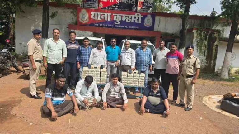 स्कॉर्पियो से 6 करोड़ 60 लाख बरामद, हवाला शंकास्पद; 4 गिरफ्तार, मुख्य सरगना की तलाश जारी