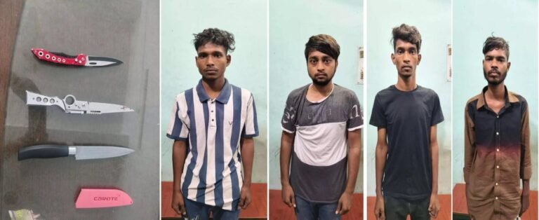 Stabbing incident: कपूर होटल के सामने चली चाकू, रायपुर पुलिस ने 5 बदमाशों को किया गिरफ्तार