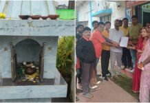 Temple Demolition: नेगीपारा में भगवान की मूर्तियां नाली में फेंकी गईं, श्रद्धालुओं में गुस्सा Temple Demolition