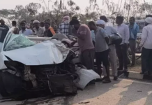 दर्दनाक सड़क हादसा: ट्रक की टक्कर से कोबरा बटालियन के 4 जवानों की मौत, एक गंभीर