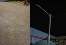 नेवसा गांव में घटिया सीसी रोड से लोग परेशान, बिजली व्यवस्था भी ठप