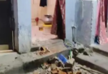 कुसमुंडा SECL कॉलोनी में जर्जर क्वार्टर का छज्जा गिरा, बड़ा हादसा टला