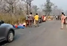 BREAKING NEWS: मजदूरों से भरी पिकअप पलटी, दर्जनभर घायल