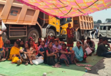 नराईबोध के ग्रामीणों का हल्लाबोल: पुनर्वास और रोजगार की मांग पर भठोरा फेस ठप, अनिश्चितकालीन आंदोलन की चेतावनी