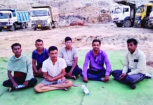 कोरबा: रोजगार की मांग को लेकर भूविस्थापितों का प्रदर्शन, एसईसीएल का लेबलिंग कार्य रुकवाया