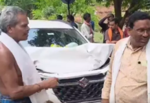 भीषण सड़क हादसा: दो कारों की आमने-सामने टक्कर, एक की मौत, चार गंभीर घायल