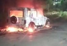 कोरबा में आधी रात थार कार में लगाई आग, अज्ञात बदमाशों की करतूत से इलाके में दहशत