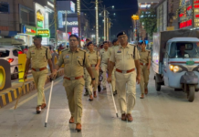 मोहर्रम को लेकर कोरबा पुलिस का फ्लैग मार्च, शांति बनाए रखने की अपील