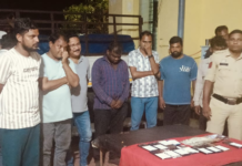 कोरबा में जंगल में जुए के फड़ पर पुलिस की दबिश, 11 जुआरी गिरफ्तार; ₹11.56 लाख से ज्यादा की संपत्ति जब्त