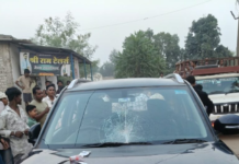 कोरबा: मड़वारानी पुल के पास बेकाबू ब्रेजा का कहर, 7-8 लोगों को मारी टक्कर, महिला-बच्चे भी घायल; चालक फरार