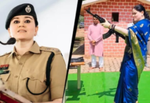 साड़ी पहनकर AK-47 से हर्ष फायरिंग पर घिरीं SP अंकिता शर्मा, IG ने मांगा स्पष्टीकरण