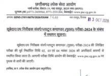 CGPSC SI Main Exam 2024: छत्तीसगढ़ में SI भर्ती की मुख्य परीक्षा फिर स्थगित, 7301 अभ्यर्थियों को झटका